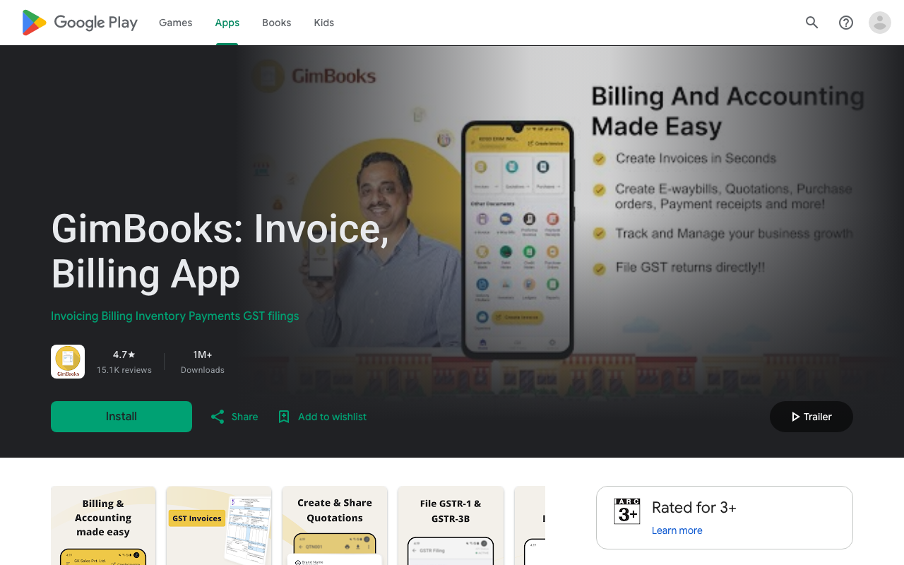Quick GST Invoice on Google Play